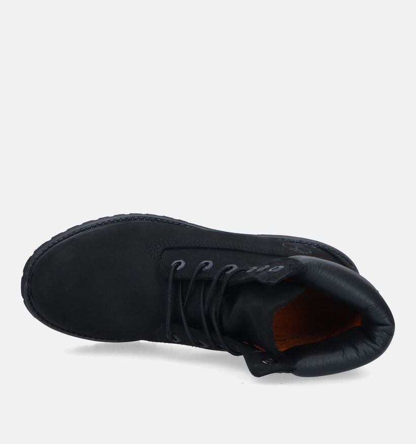 Timberland 6IN Premium Bottines en Noir pour femmes (346048) - pour semelles orthopédiques