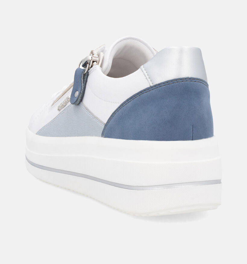 Remonte Baskets casual en Blanc pour femmes (351213) - pour semelles orthopédiques