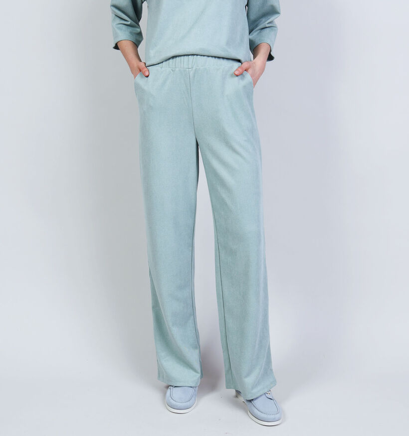 Vila Sudas Pantalon classique en Vert pour femmes (374841)