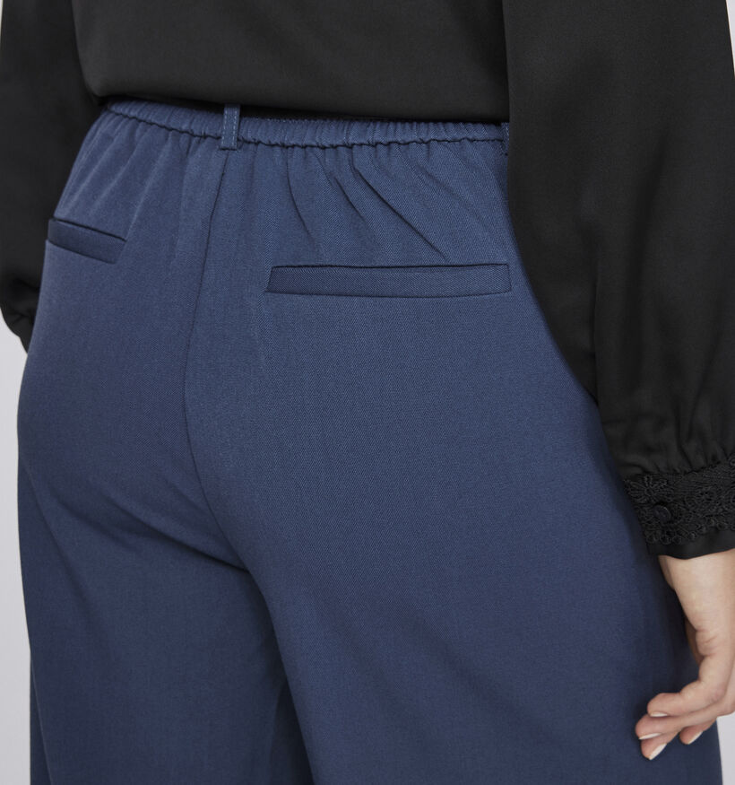 Vila Varone Donkerblauwe High Waist Broek voor dames (361366)