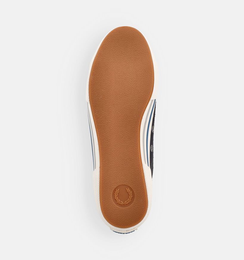 Fred Perry Vintage Tennis Canvas Donkerblauwe Veterschoenen voor heren (368927)