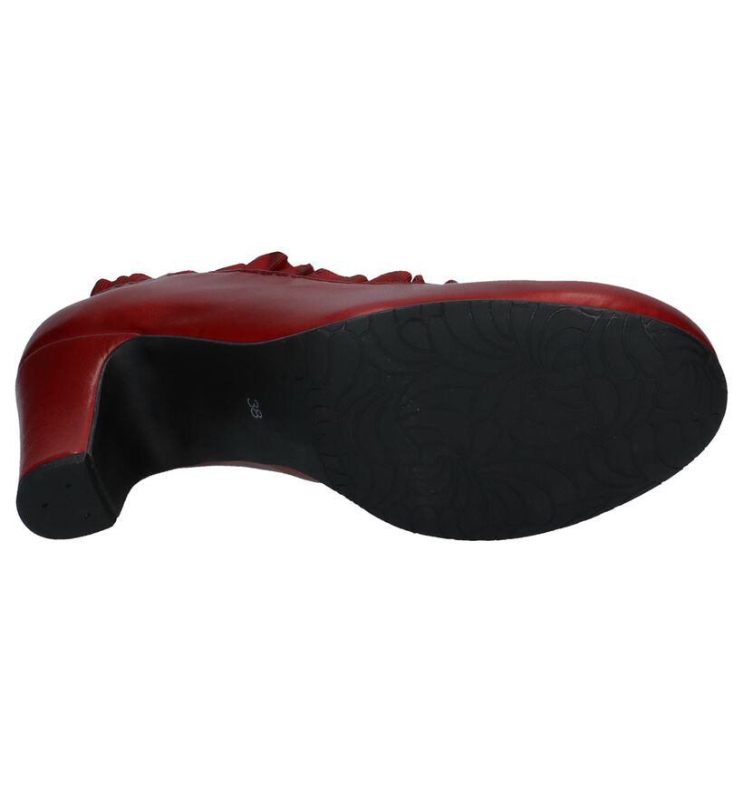 Relance Escarpins classique en Rouge foncé en cuir (229959)