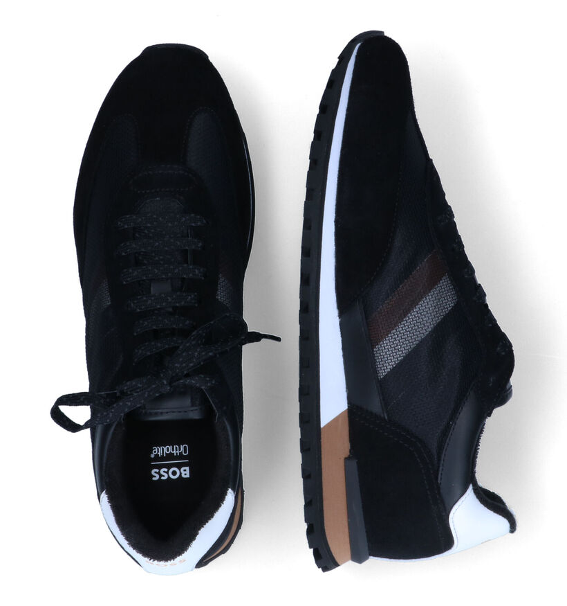 Boss Parkour Runn Baskets en Noir en textile (303274)