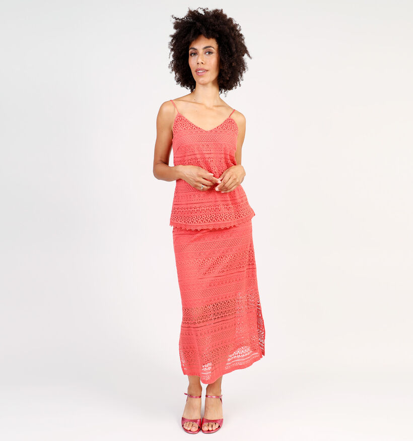 Vero Moda Honey Jupe longue en Orange pour femmes (342902)