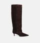 March23 Tosette Bottes hautes en Marron fonc&eacute; pour femmes (381088)