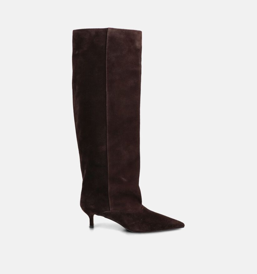 March23 Tosette Bottes hautes en Marron fonc&eacute; pour femmes (381088)