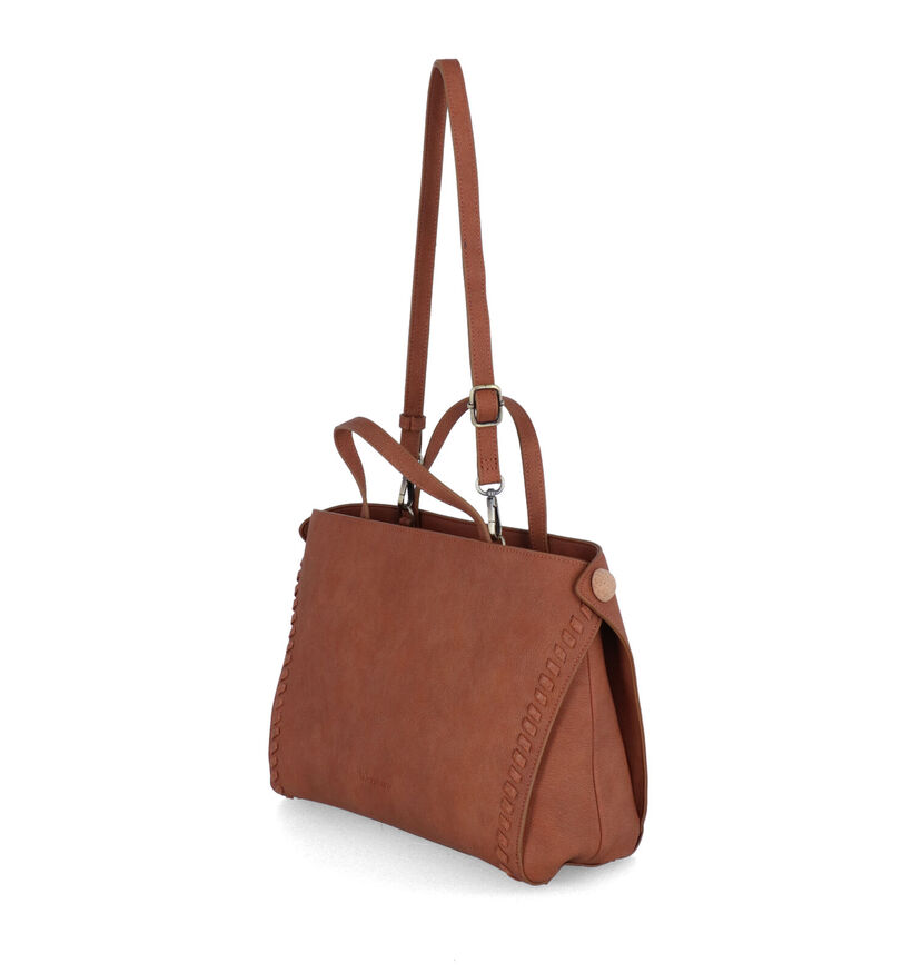 Woomen Gentiane Sac à main en Taupe en simili cuir (307435)