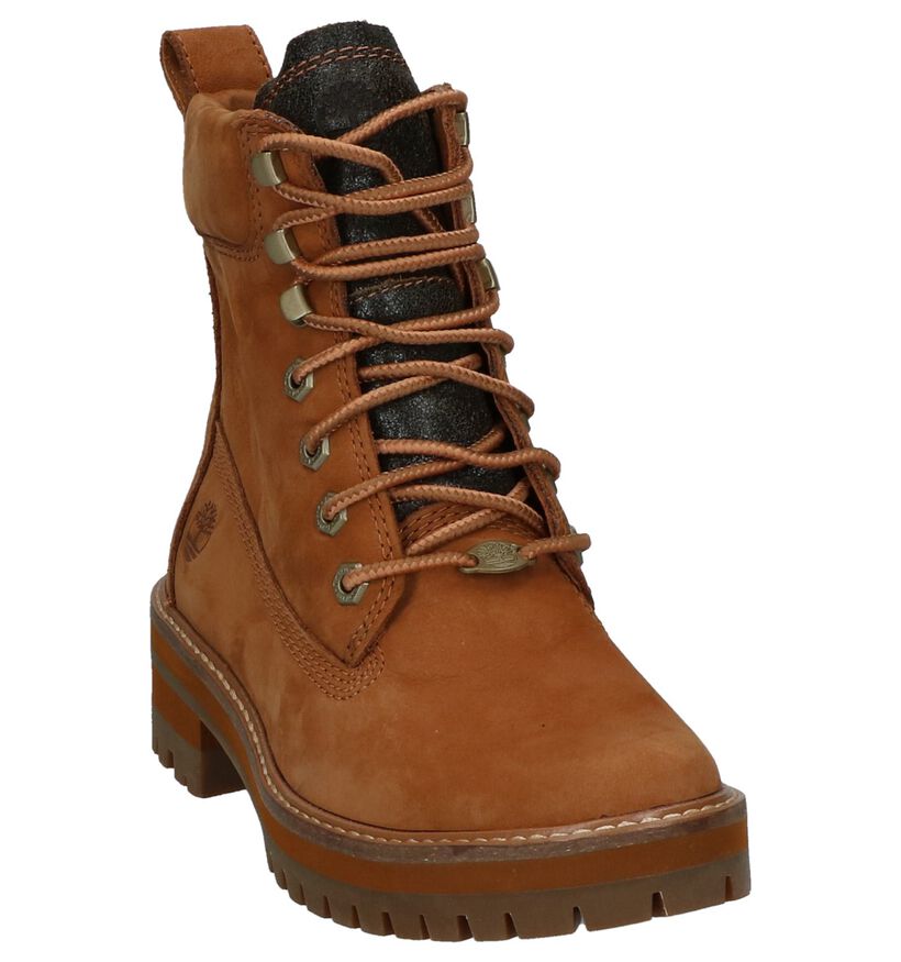 Cognac Boots Timberland Courmayeur Valley in nubuck (222502)