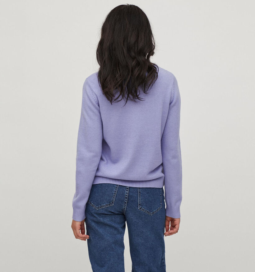 Vila Ril Fuchsia Gebreide trui voor dames (328851)