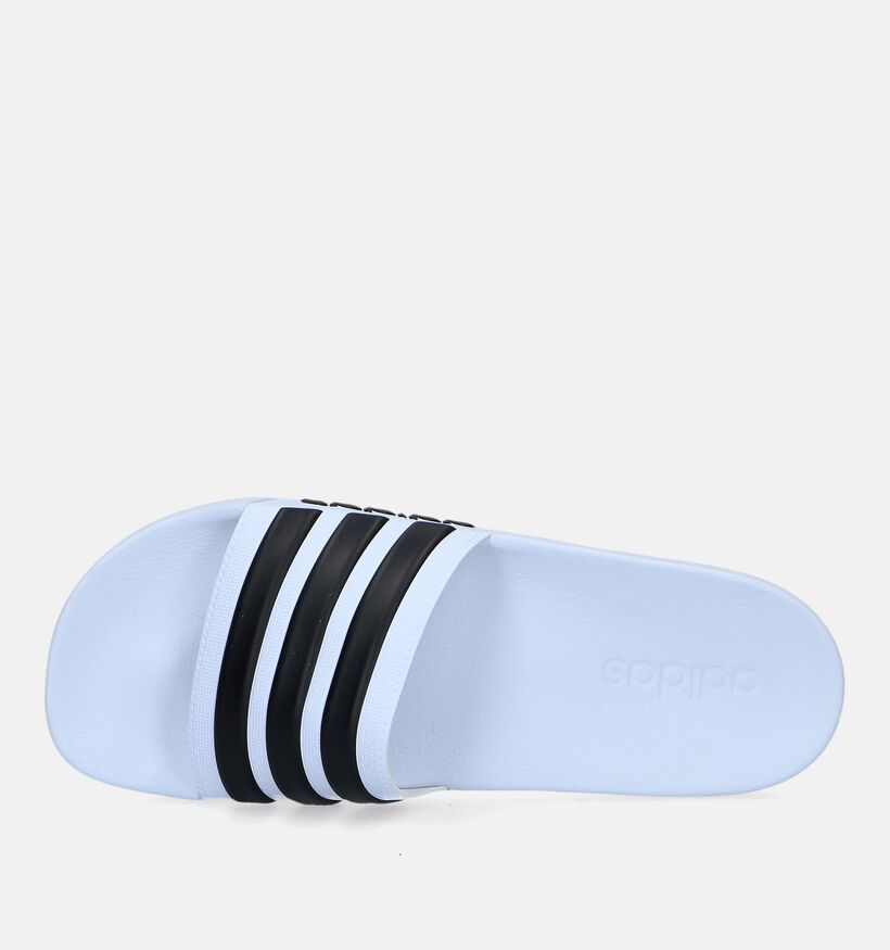 adidas Adilette Claquettes de picine en Blanc pour hommes (324942)