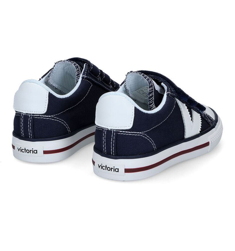Victoria Blauwe Sneakers in stof (310265)