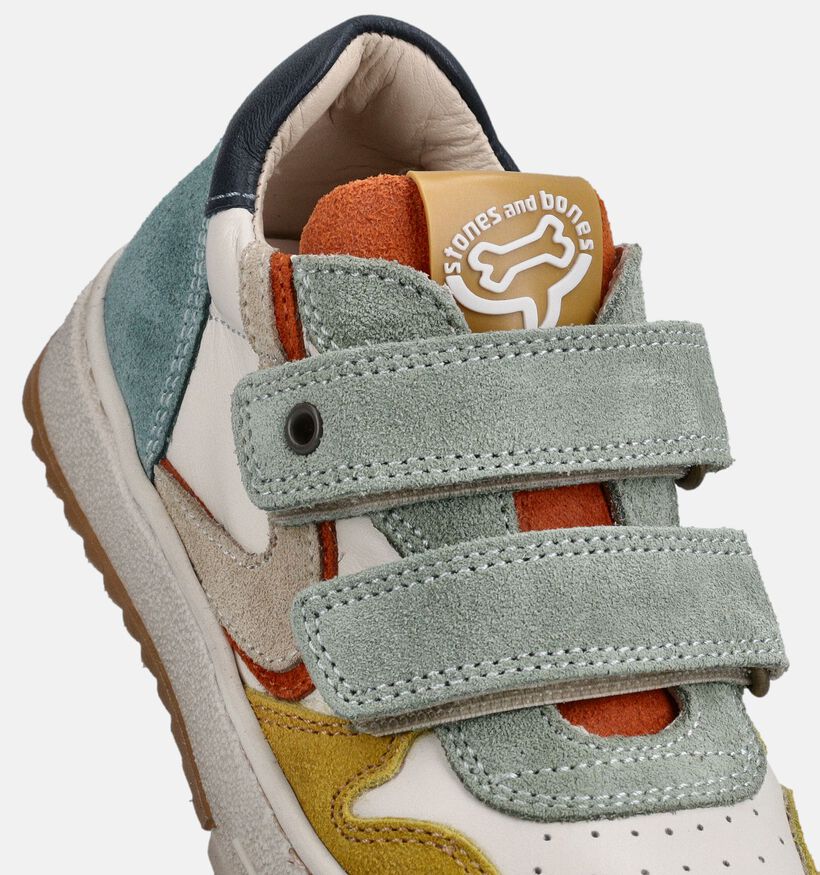 STONES and BONES Baskets basses en Vert pour gar&ccedil;ons (373743) - pour semelles orthop&eacute;diques