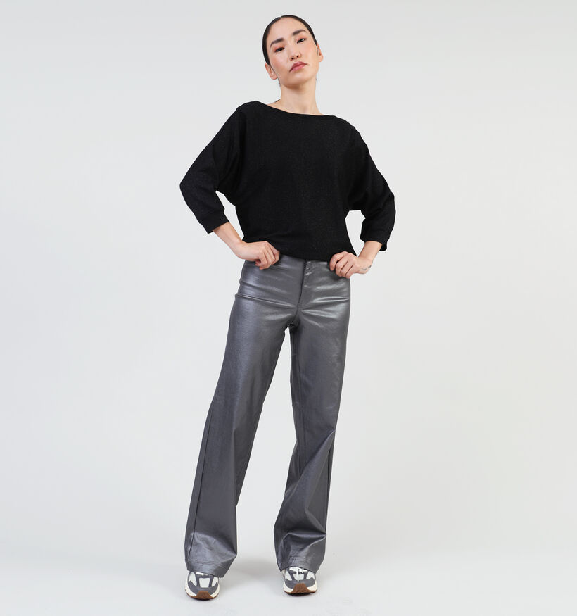 Expresso Batwing Sleeves Zwarte Trui voor dames (351059)