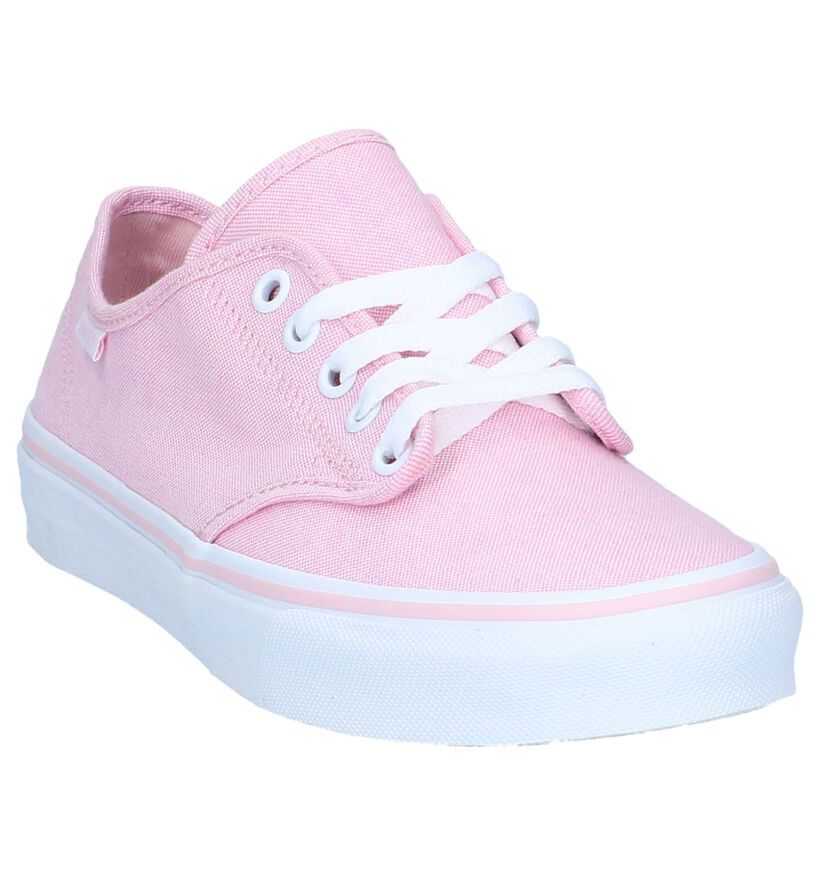 Vans Camden Stripe Baskets Skate en Noir en textile (253465)