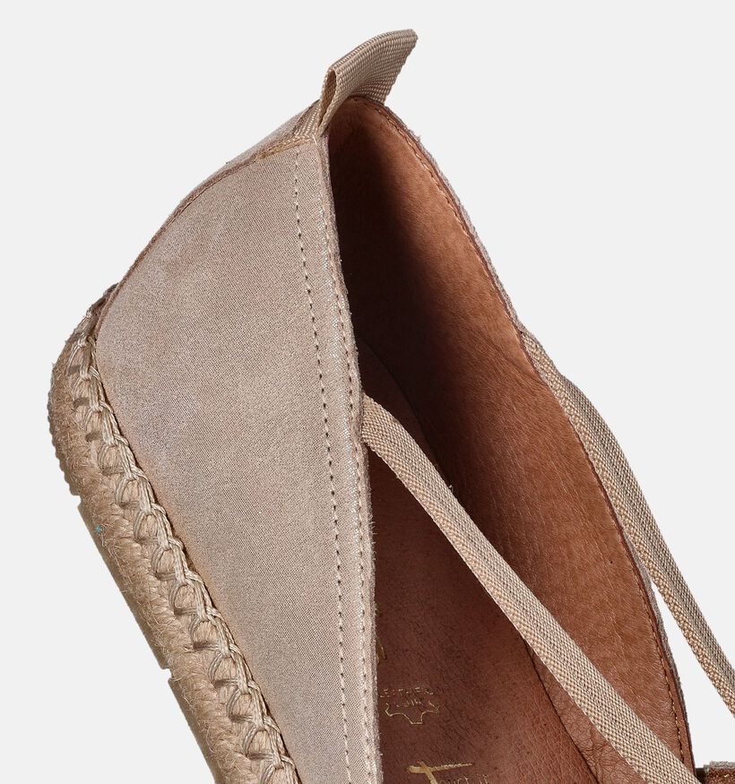 Tamaris Gouden Espadrilles voor dames (354332) - geschikt voor steunzolen
