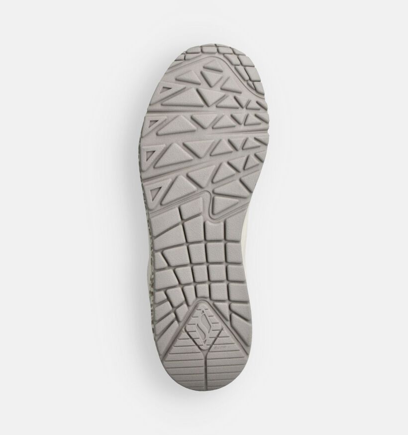 Skechers Uno Witte Sportieve Sneakers voor dames (359727) - geschikt voor steunzolen