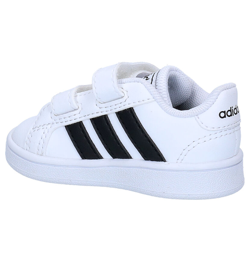 adidas Grand Court Witte Sneakers in kunstleer (307964)