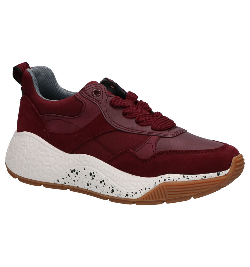 Esprit Sascha Lu Zwarte Sneakers in kunstleer (252934)