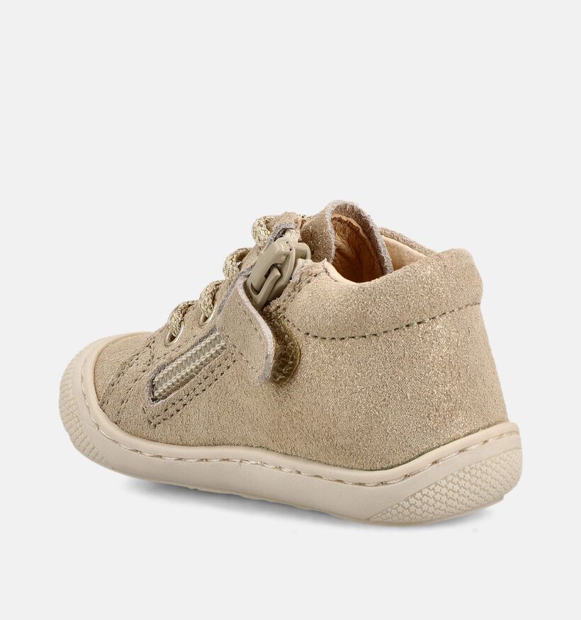 Naturino Cocoon Zip Baskets pour b&eacute;b&eacute; en Or pour filles (371593) - pour semelles orthop&eacute;diques