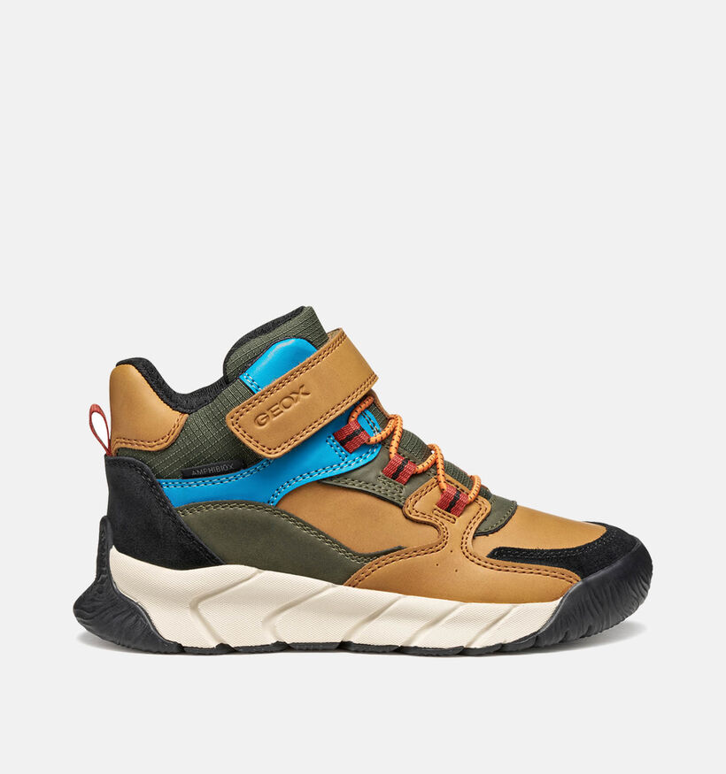 Geox Flexyper Chaussures hautes en Marron pour garçons (361954) - pour semelles orthopédiques