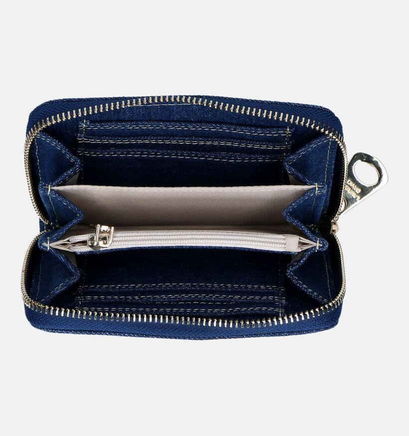 Laurent David Jeans Blauwe Ritsportemonnee voor dames (349759)