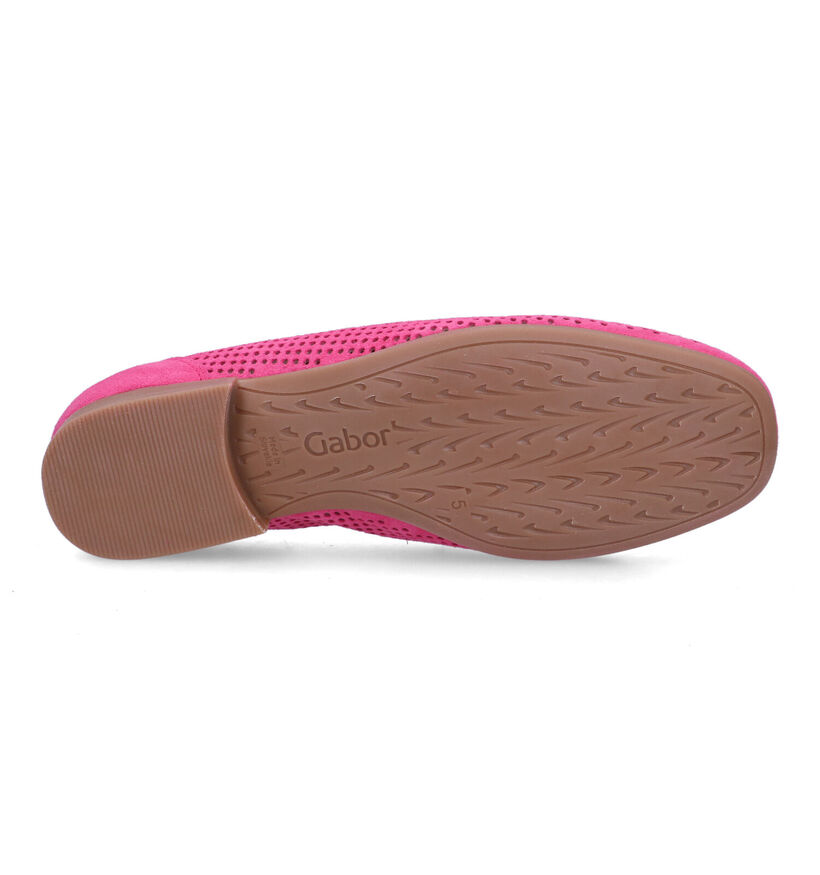 Gabor Comfort Loafers en Fuchsia pour femmes (325183)