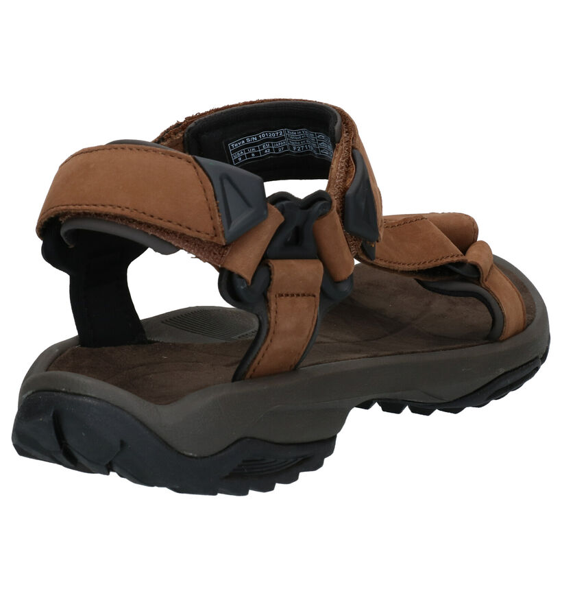 Teva Terra Sandales en Noir en cuir (289141)