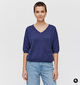 Minuit Douze Ida Donkerblauwe Blouse voor dames (381847)