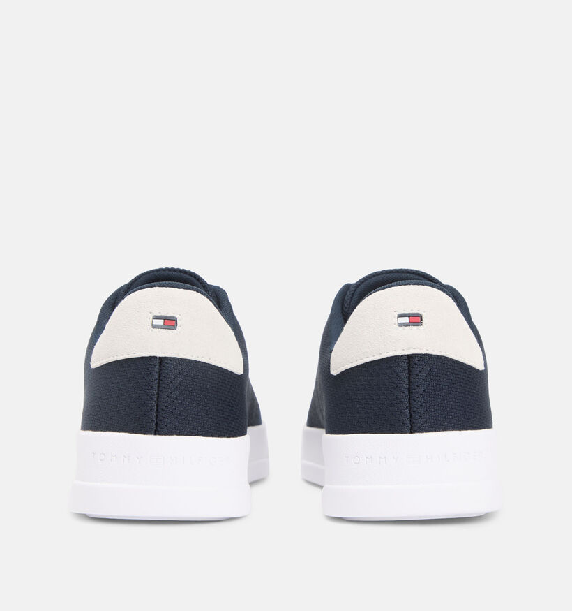 Tommy Hilfiger Court Knit Chaussures &agrave; lacets en Bleu fonc&eacute; pour hommes (368631) - pour semelles orthop&eacute;diques