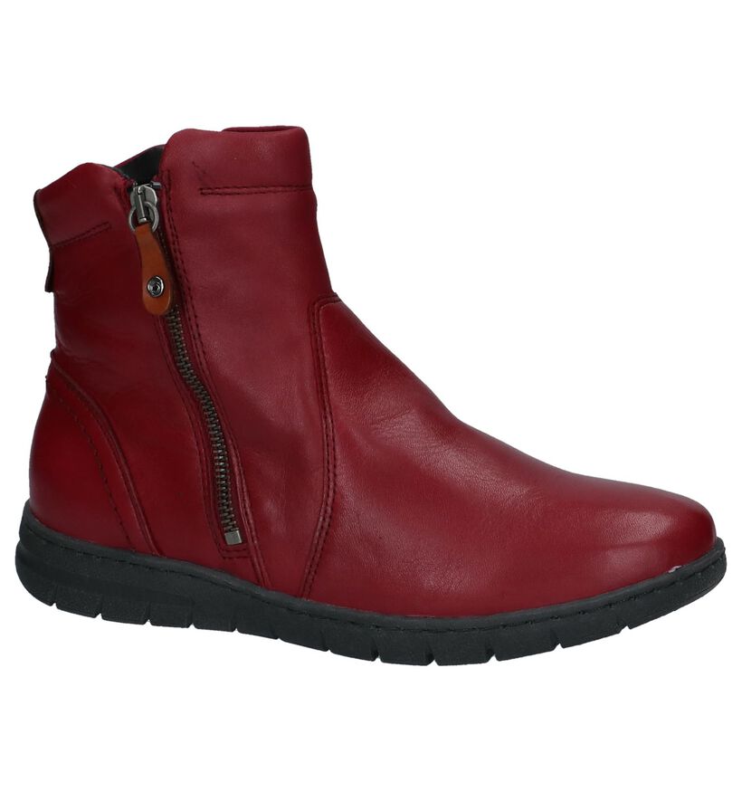 Be Natural Bottillons en Bordeaux en cuir (225928)