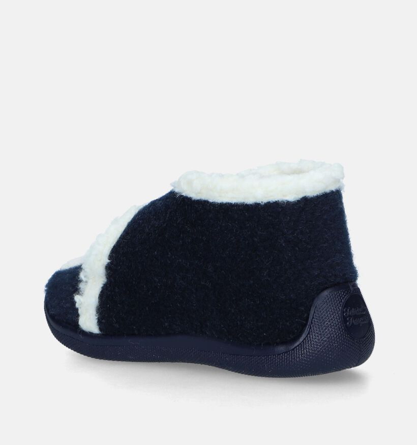 Milo & Mila Blauwe Hoge pantoffels voor meisjes (348619)