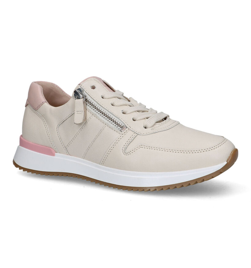 Gabor Best Fitting Beige Sneakers voor dames (323444) - geschikt voor steunzolen