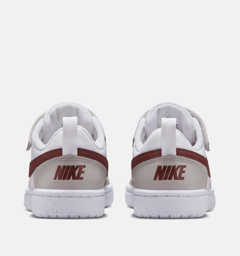 Nike Court Borough Recraft HF Baskets en Blanc pour filles (347988)