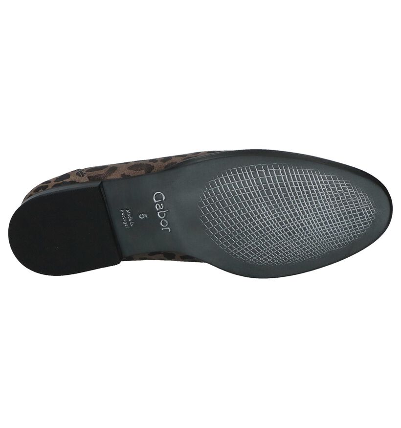 Gabor OptiFit Mocassins en Taupe en nubuck (231255)