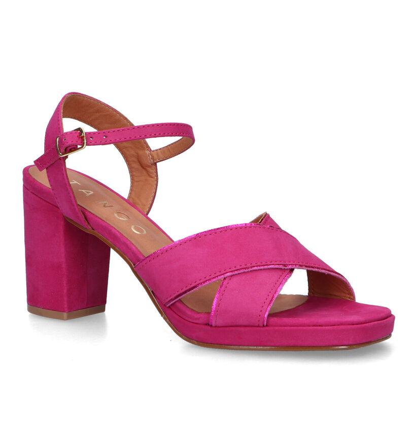 Tango Isla Sandales en Fuchsia pour femmes (322579)