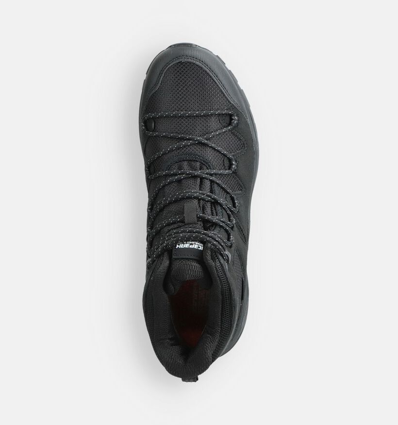 ICEPEAK Ansio Chaussures de randonnée en Noir pour hommes (361834) - pour semelles orthopédiques