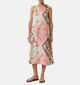 comma Roze/Beige Lange Jurk voor dames (359404)