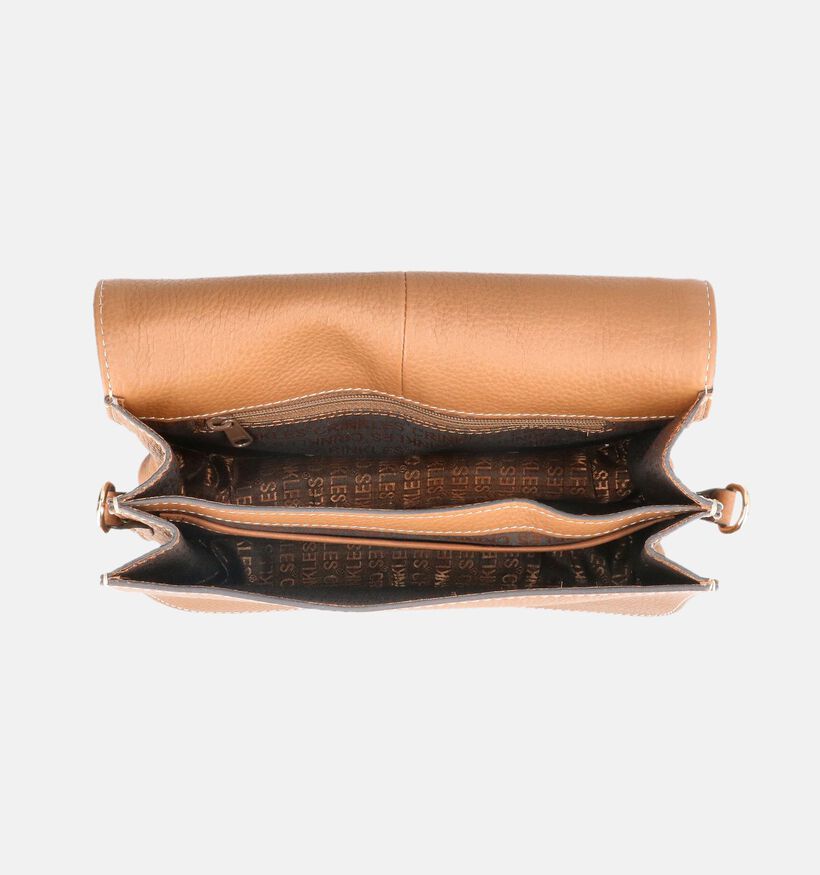 Crinkles Bruine Crossbodytas voor dames (381709)