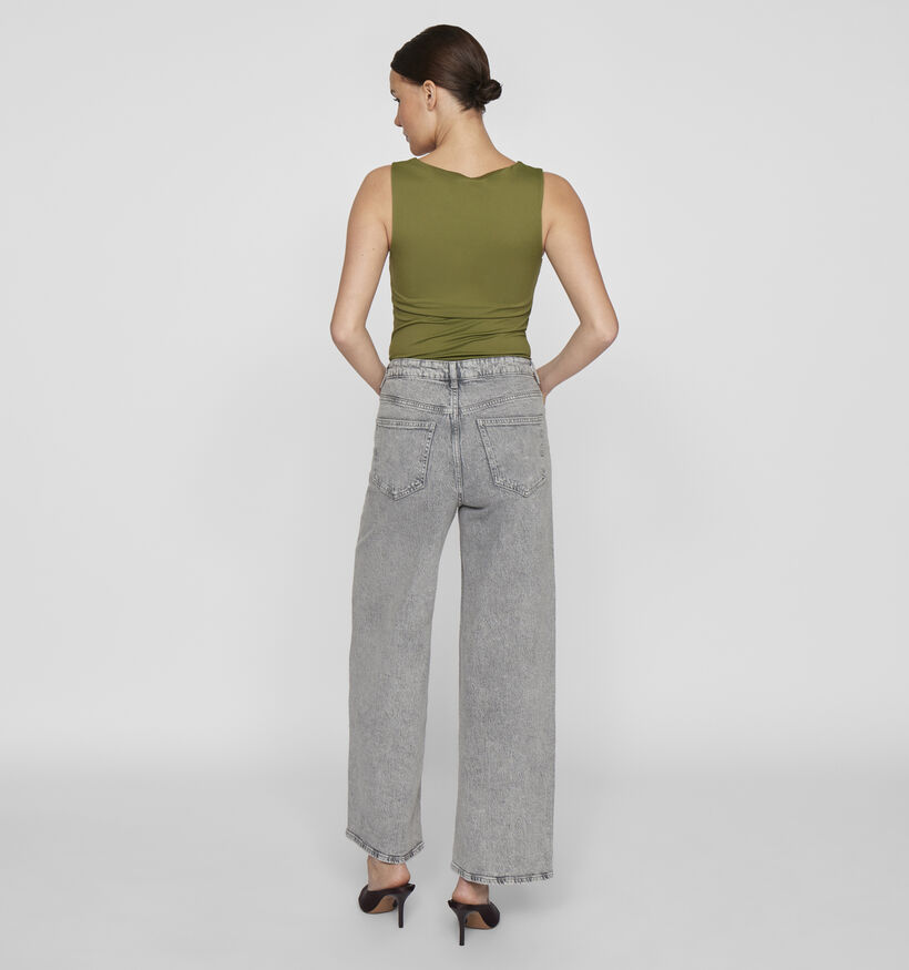 Vila Freya Grijze Wide leg jeans L32 voor dames (353046)