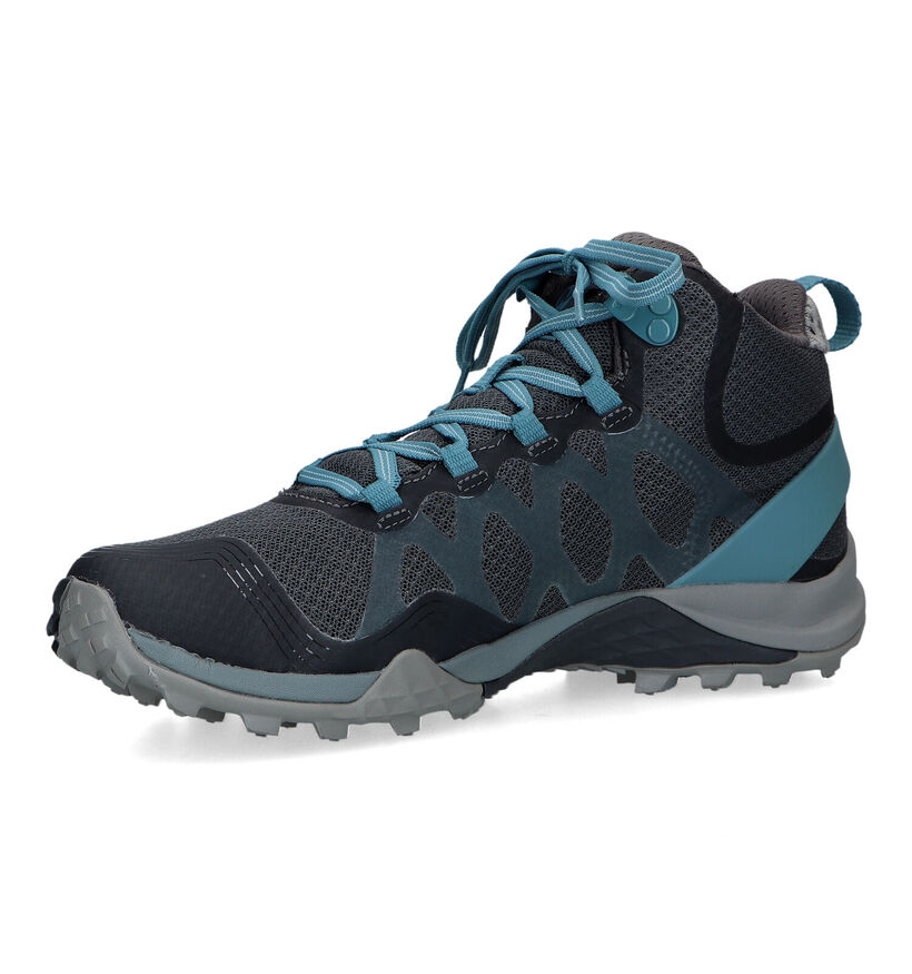 Merrell Siren 3 Mid GTX Chaussures de randonnée en Bleu pour femmes (310221) - pour semelles orthopédiques