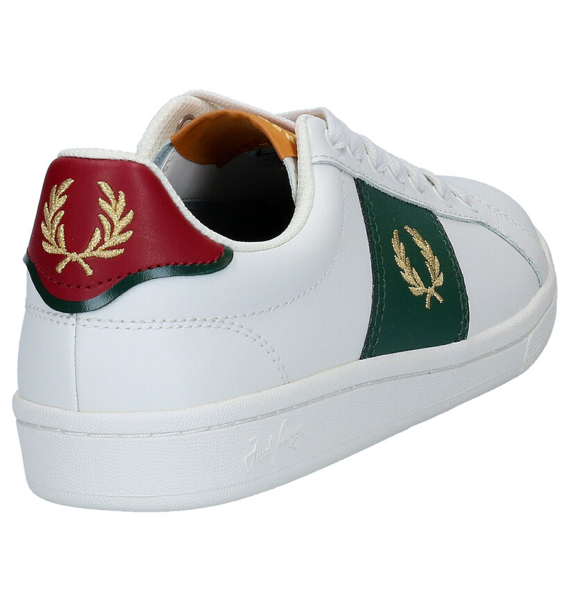 Fred Perry Witte Sneakers in leer (292418)