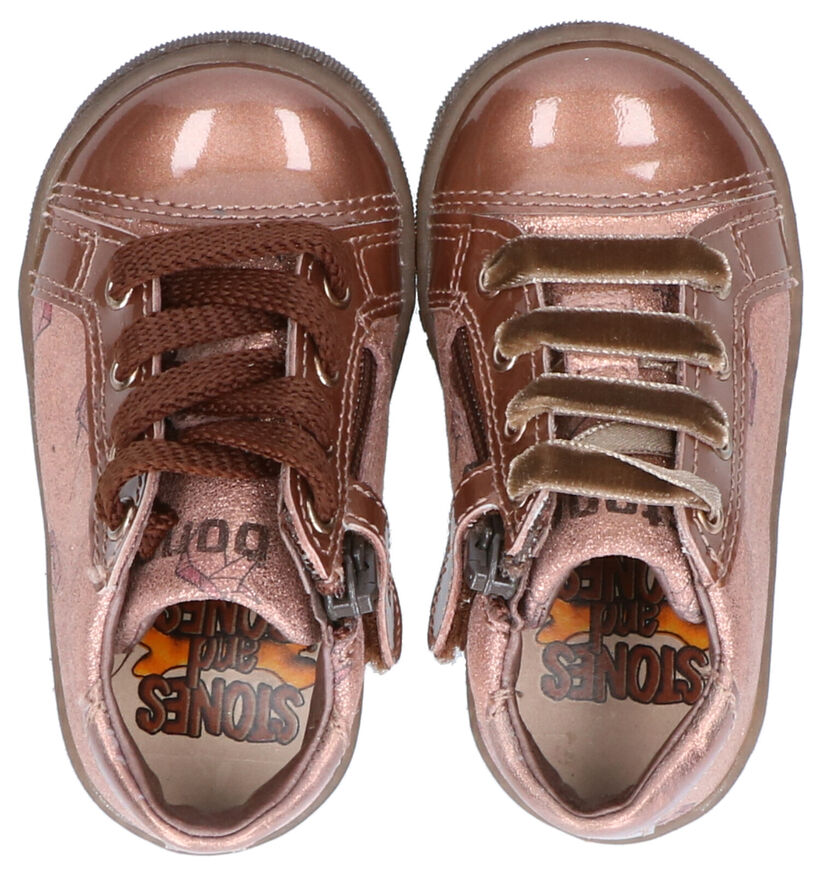 STONES and BONES Bema Roze Hoge Schoenen voor meisjes (303703) - geschikt voor steunzolen