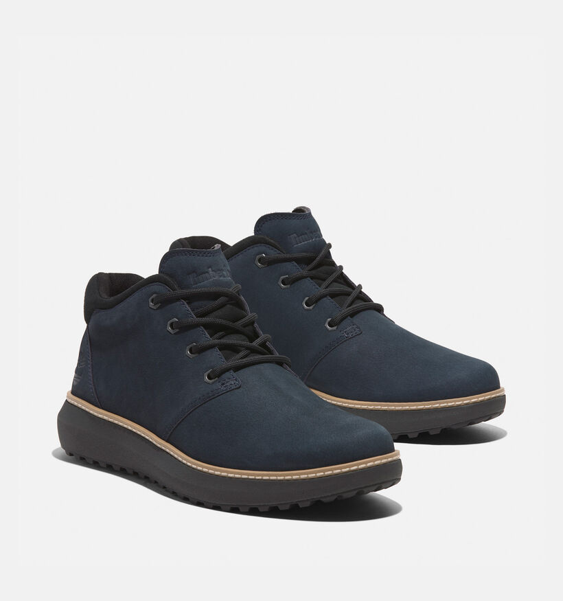Timberland Hudson Road Mid Chukka Blauwe Bottines voor heren (348537) - geschikt voor steunzolen