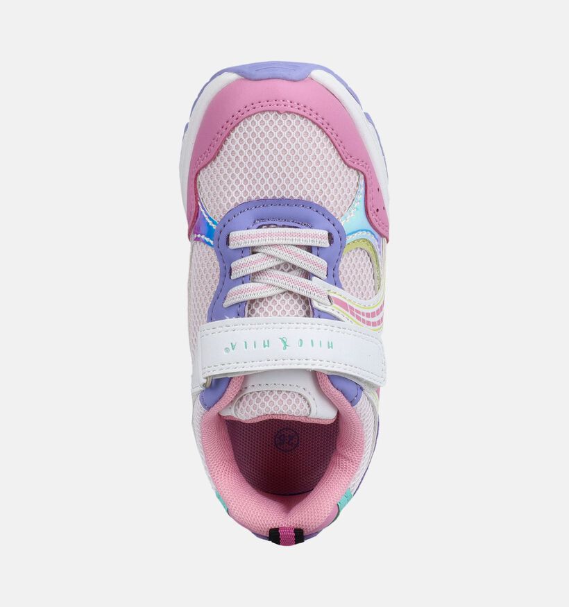 Milo & Mila Roze/Paarse Sneakers Pastel voor meisjes (378699) - geschikt voor steunzolen