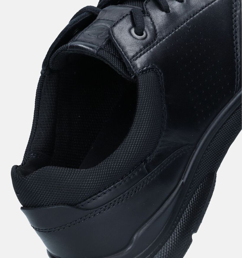 ECCO Irving Zwarte Veterschoenen voor heren (315355) - geschikt voor steunzolen