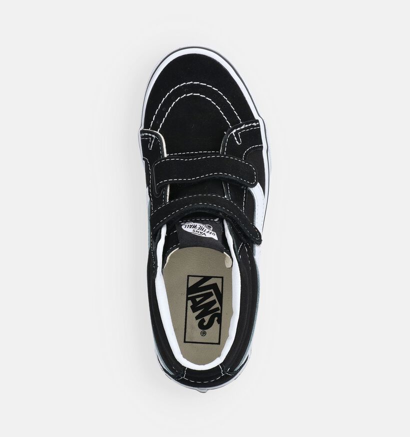 Vans Sk8-Mid Reissue Baskets montantes en Noir pour filles, gar&ccedil;ons (368982)