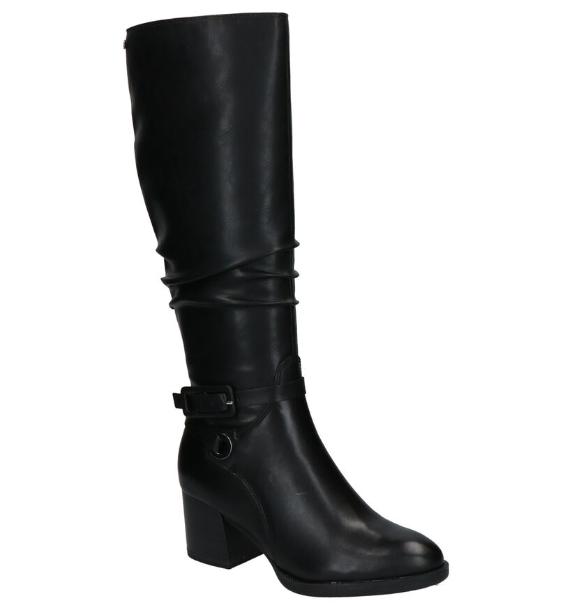 Tamaris Bottes hautes en Noir en cuir (275205)