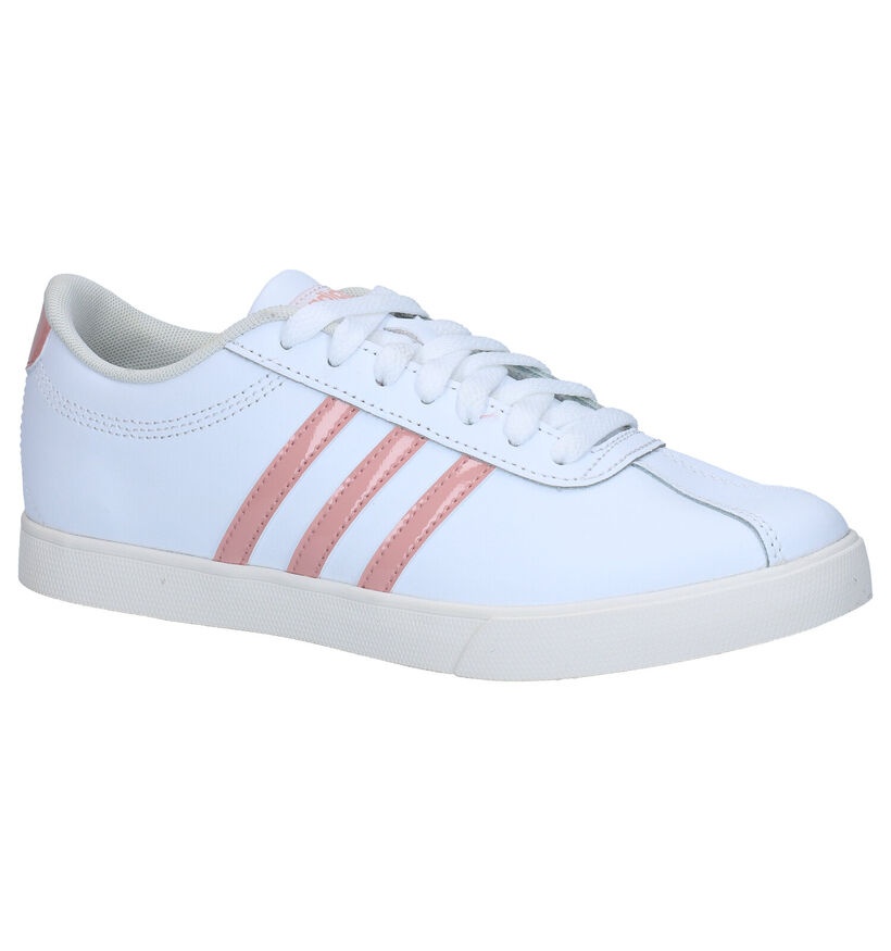 adidas Courtset Grijze Sneakers voor dames (273046) - geschikt voor steunzolen