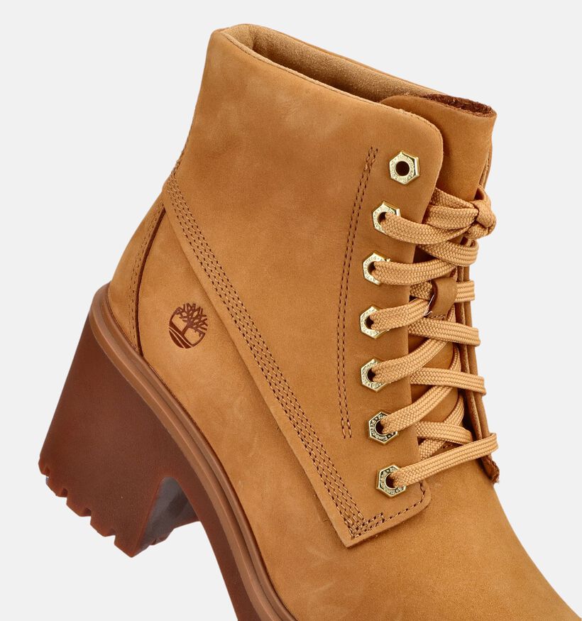 Timberland Stone Heights Mid Chelsea Camel Enkellaarzen met Rits voor dames (376190) - geschikt voor steunzolen