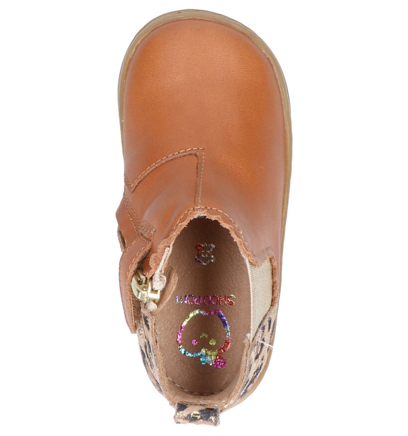 Shoo Pom Bouba Cognac Hoge Schoentjes in leer (279322)